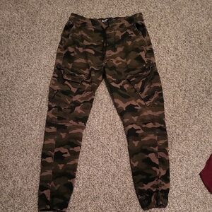 Mens Camo Joggers